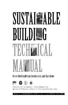 sustainable building technical manual