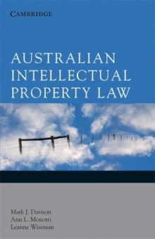 Australian Intellectual Property Law  