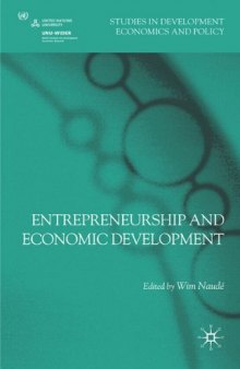 Entrepreneurship and Economic Development (Studies in Development Economics and Policy)