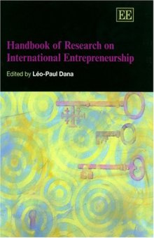 Handbook of Research on International Entrepreneurship (Elgar Original Reference)