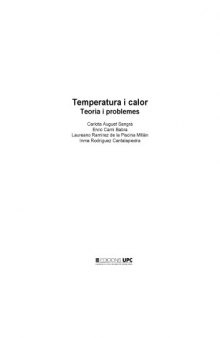 Temperatura i calor; Teoria i problemes