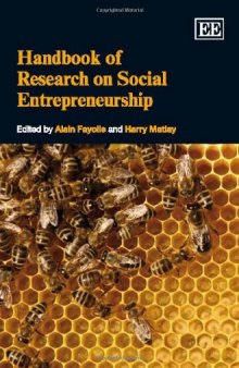 Handbook of Research on Social Entrepreneurship (Elgar Original Reference)