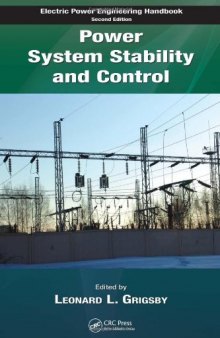 Power System Stability and Control (The Electric Power Engineering Hbk, Second Edition)