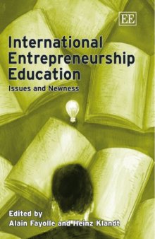 International Entrepreneurship Education: Issues And Newness