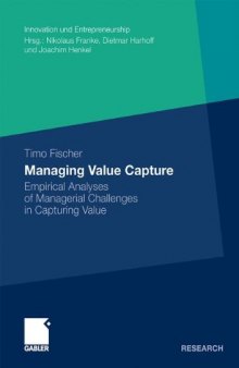 Managing Value Capture (Innovation und Entrepreneurship)  