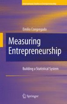Measuring Entrepreneurship: Building a Statistical System