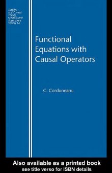 Functional Equations with Causal Operators