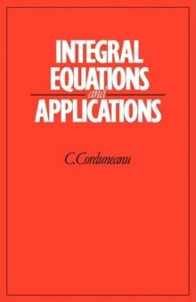 Integral Equations and Applications