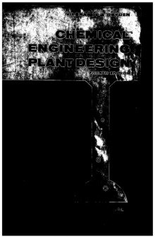 Chemical engineering plant design (Chemical engineering series)