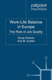 Work-Life Balance in Europe: The Role of Job Quality