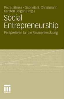 Social Entrepreneurship: Perspektiven für die Raumentwicklung