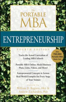 The Portable MBA in Entrepreneurship, 4th Edition