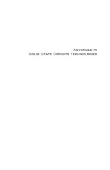 Advances in Solid State Circuits Technologies