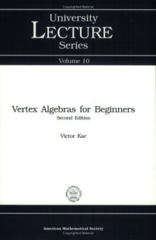 Vertex algebras for beginners / Victor Kac