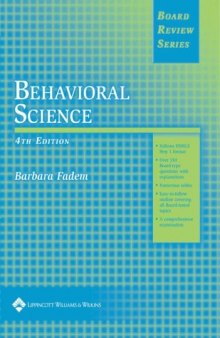 BRS Behavioral Science (Board Review Series)