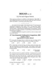Crux Mathematicorum with Mathematical Mayhem - Volume 36 Number 1 (Feb 2010) volume 36 issue 1