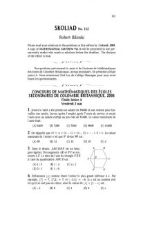 Crux Mathematicorum with Mathematical Mayhem - Volume 34 Number 6 (Oct 2008) 