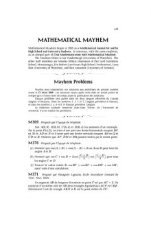 Crux Mathematicorum with Mathematical Mayhem - Volume 34 Number 8 (Dec 2008) 