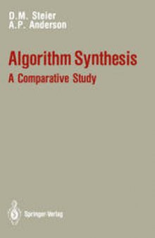 Algorithm Synthesis: A Comparative Study