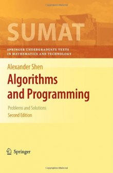 Algorithms and Programming: Problems and Solutions