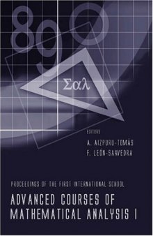 Advanced Courses of Mathematical Analysis I: Proceedings of the First International School