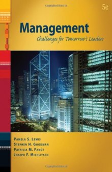 Management: Challenges for Tomorrow's Leaders , Fifth Edition (with InfoTrac 1-Semester)  