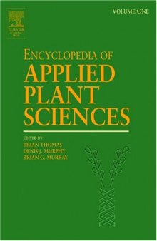 Encyclopedia of applied plant sciences/ 1, [A - Gro]