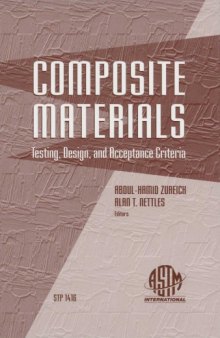 Composite Materials: Testing, Design, and Acceptance Criteria