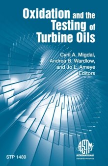Oxidation and the Testing of Turbine Oils