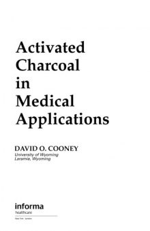 Activated Charcoal in Medical Applications, Second Edition