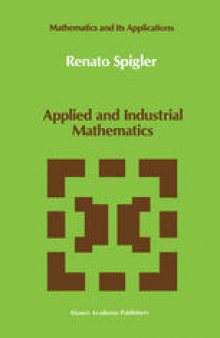 Applied and Industrial Mathematics: Venice - 1, 1989