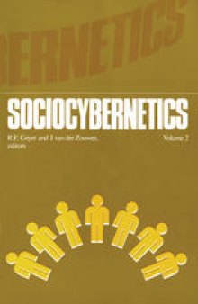 Sociocybernetics: An actor-oriented social systems approach Vol. 2