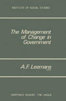 The Management of Change in Government