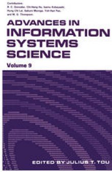 Advances in Information Systems Science: Volume 9