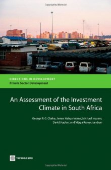 An Assessment of the Investment Climate in South Africa (Directions in Development)