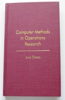 Computer Methods in Operations Research