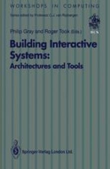 Building Interactive Systems: Architectures and Tools