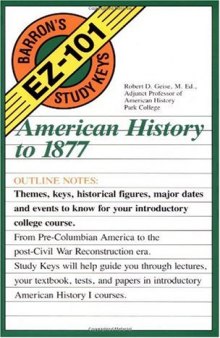 American History to 1877 