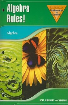 Britannica Mathematics in Context: Algebra Rules!