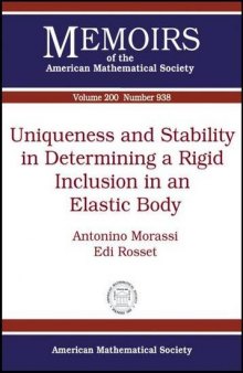 Uniqueness and stability in determining a rigid inclusion in an elastic body