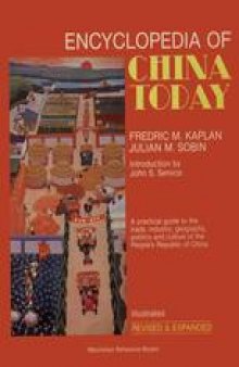 Encyclopedia of China Today: Revised and Expanded