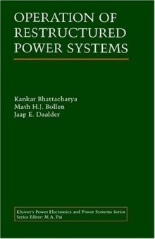 Operation of Restructured Power Systems