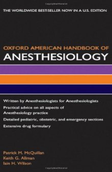 Oxford American Handbook of Anesthesiology 