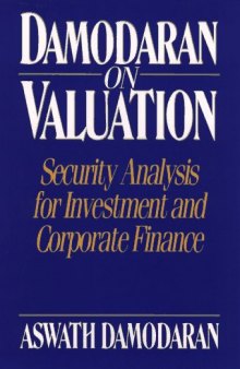 Damodaran on Valuation: Security Analysis for Investment and Corporate Finance