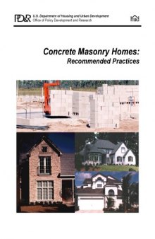Concrete Masonry Homes: Recommended Practices