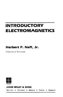 Introductory Electromagnetics