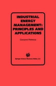 Industrial Energy Management: Principles and Applications