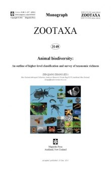 Animal biodiversity:  An outline of higher-level classification and survey of taxonomic richness