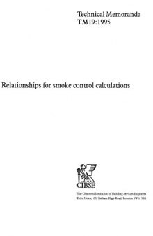 CIBSE TM19-1995 Smoke Control Caculations