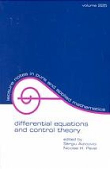 Differential Equations And Control Theory